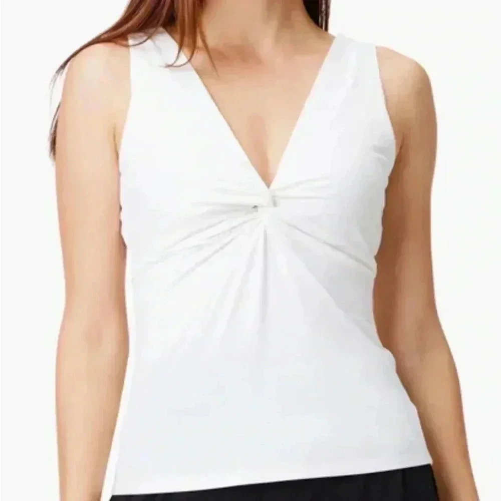 DKNY Twist Knot Jersey Top NWT